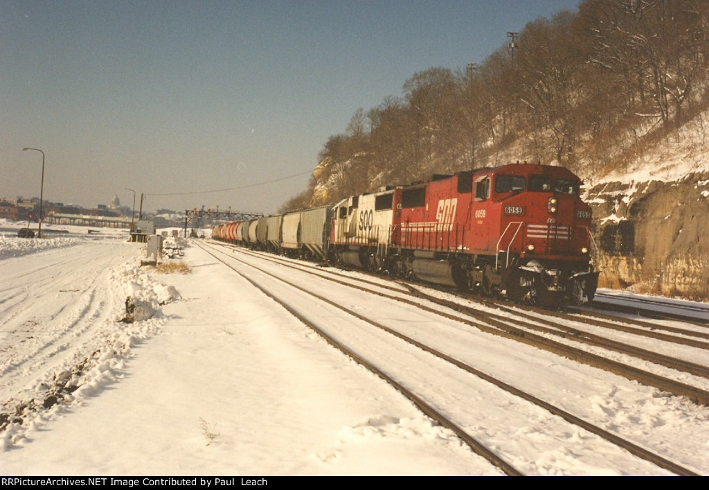 Eastbound potash loads